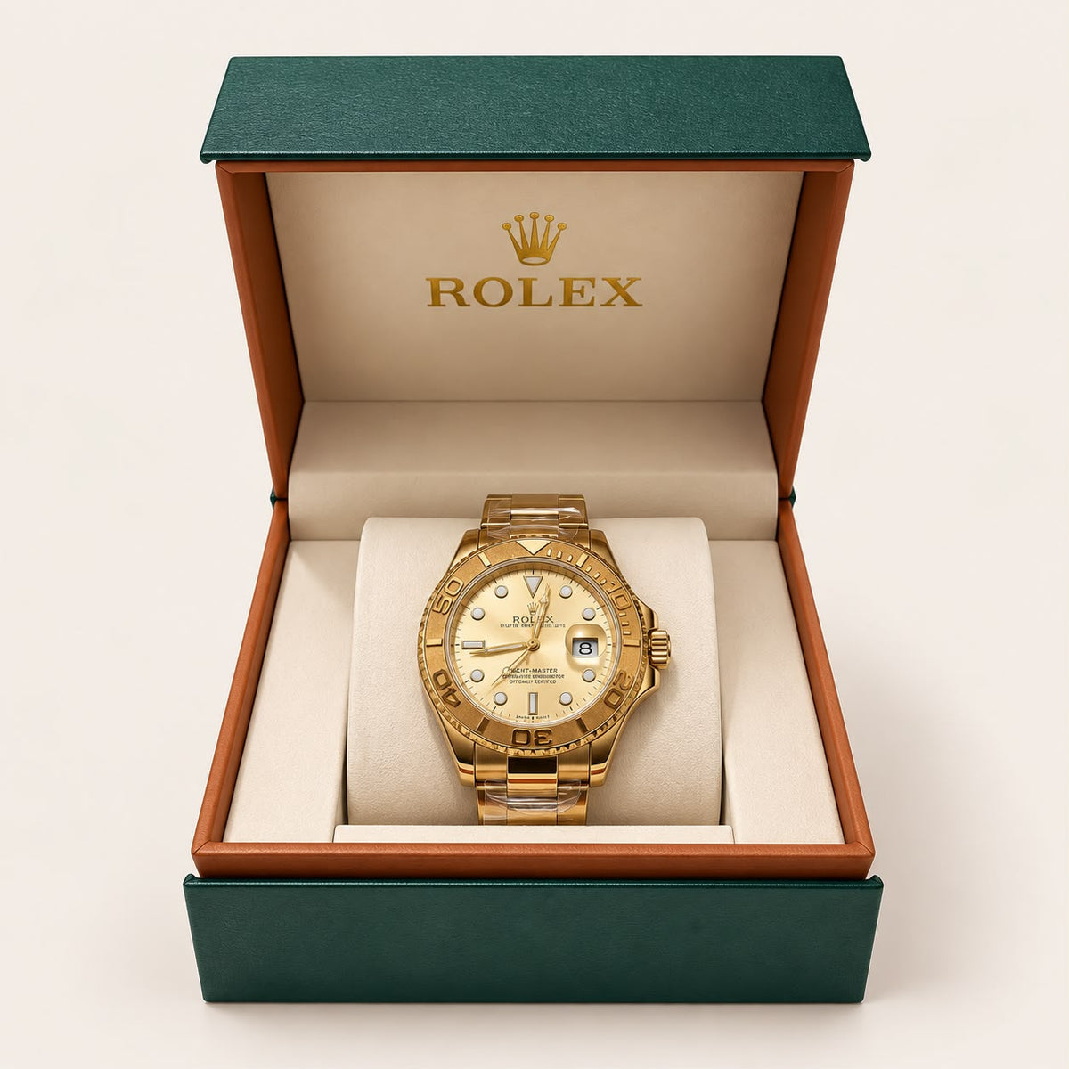 Rolex-Style Gold Watch