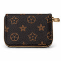 Small Monogram Zip Card Holder