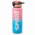 Sport 1000ml pink aqua gradient bottle
