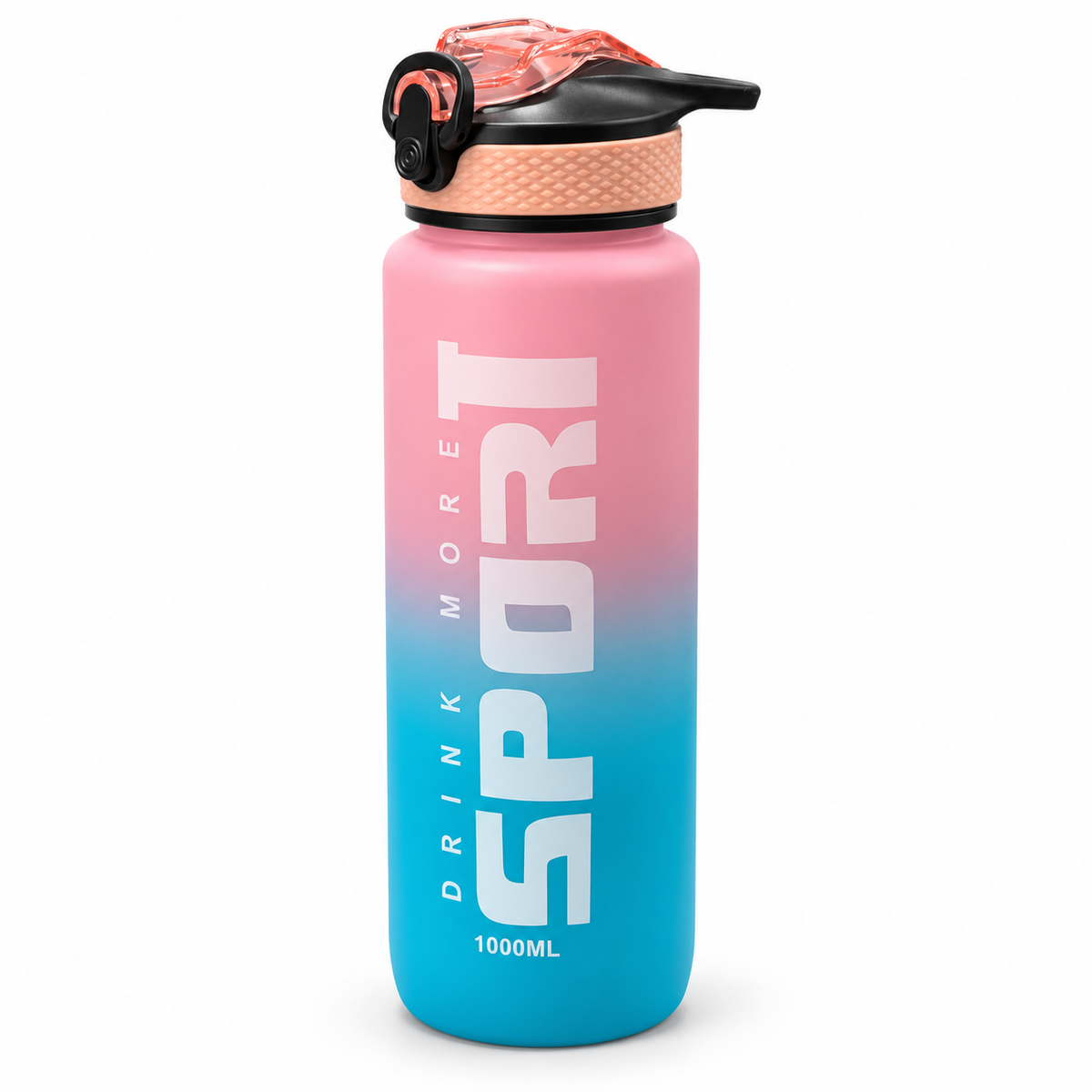 Sport 1000ml pink aqua gradient bottle