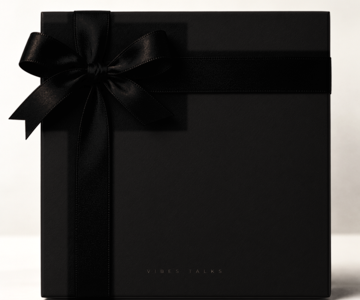 Large Vibes Talks gift box — Black