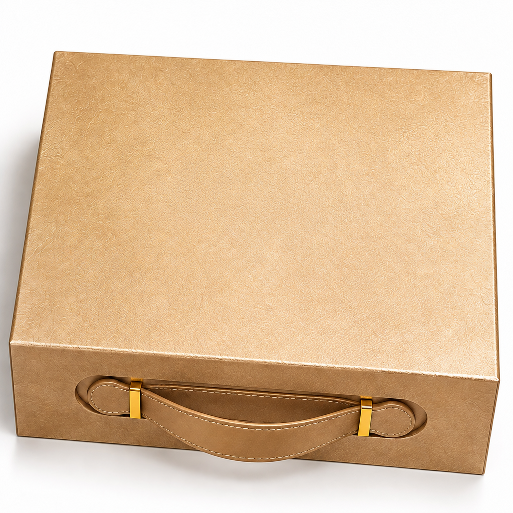 gold gift box without a name