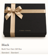 Vibes Talks Large Gift Box - Black