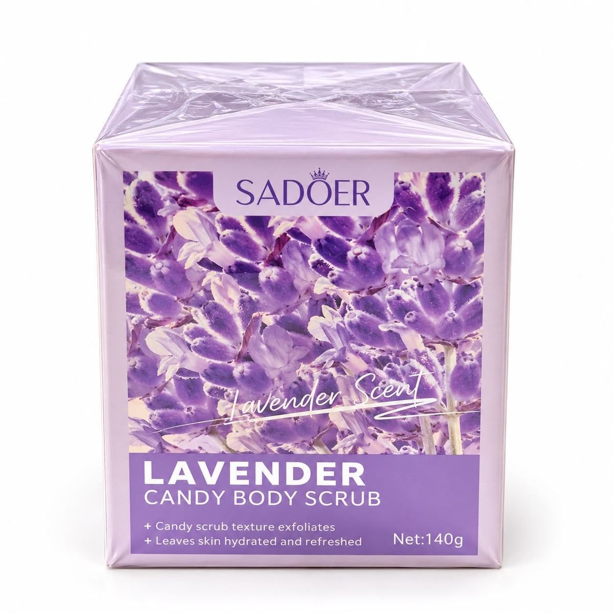 SADOER Lavender Candy Body Scrub 140g