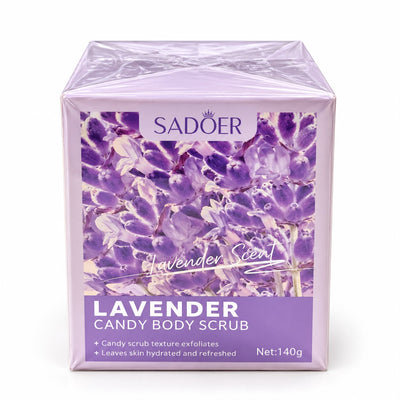 SADOER Lavender Candy Body Scrub 140g