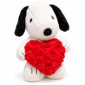 Snoopy Plush with Red Heart
