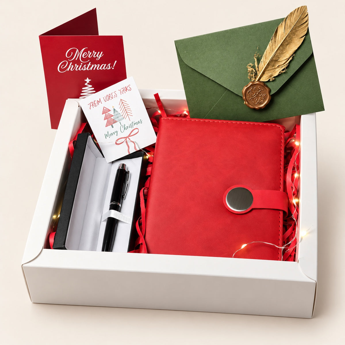 Christmas Notebook & Pen Box