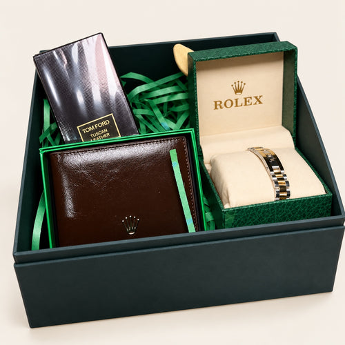 Gentleman's Watch & Wallet Gift Box