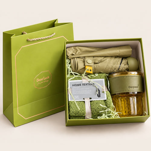 Olive Green Everyday Essentials Gift Box