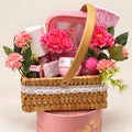 Blush Beauty Flower Basket