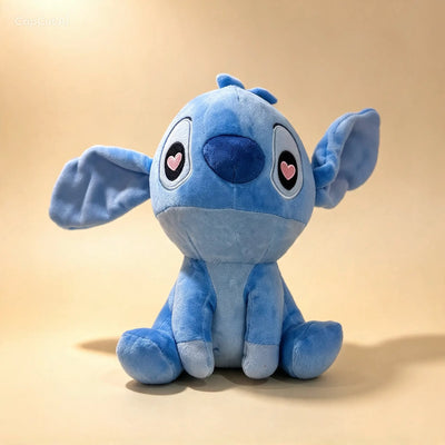 Blue Heart-Eyes Character Plush