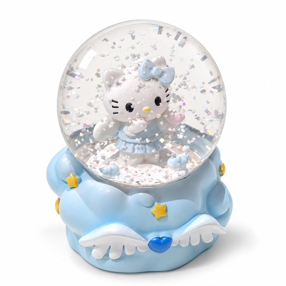 Blue Character Snow Globe